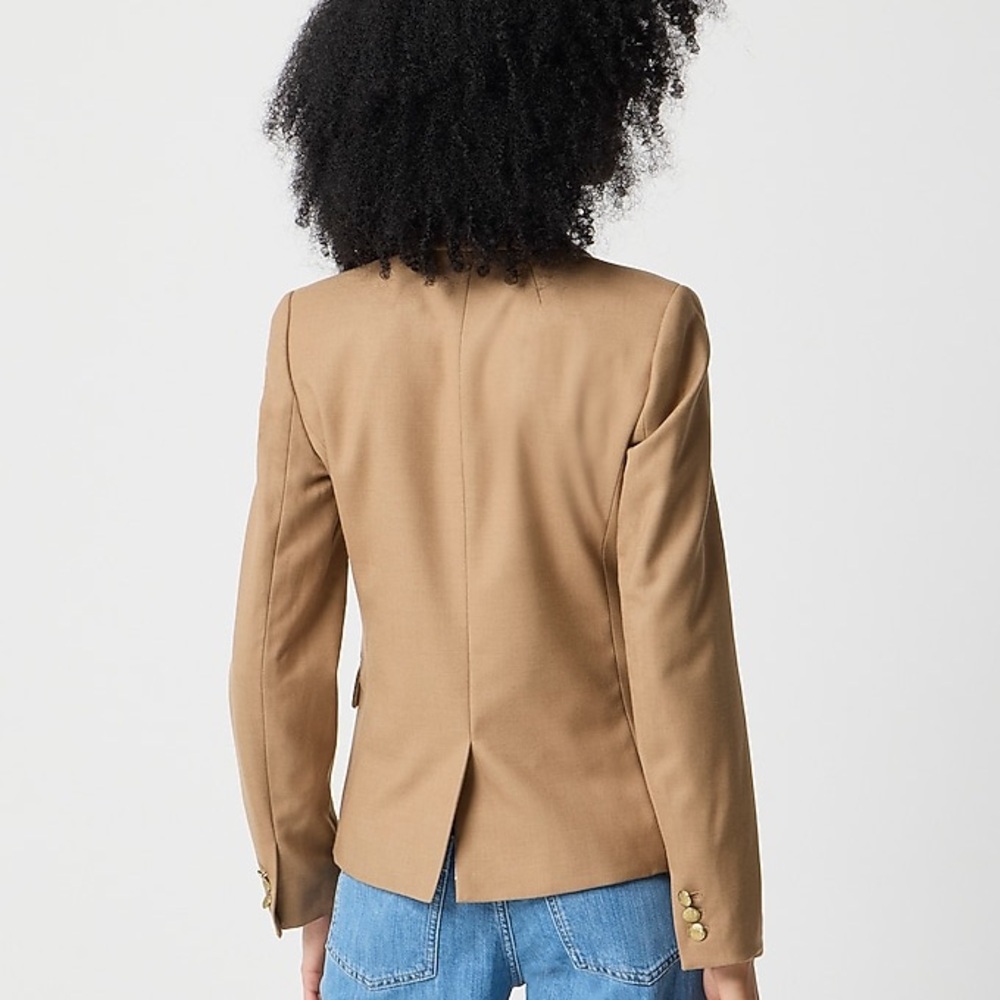 J. Crew Original Schoolboy Blazer Camel Blazer with Gray Accents Size 4 - Picture 9 of 9